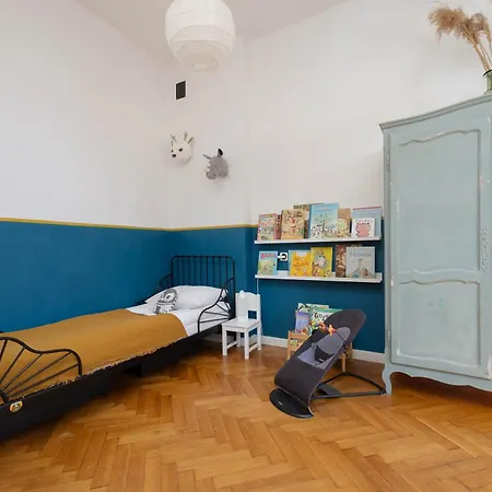 Family In Old Mokotow With Children's By Renters